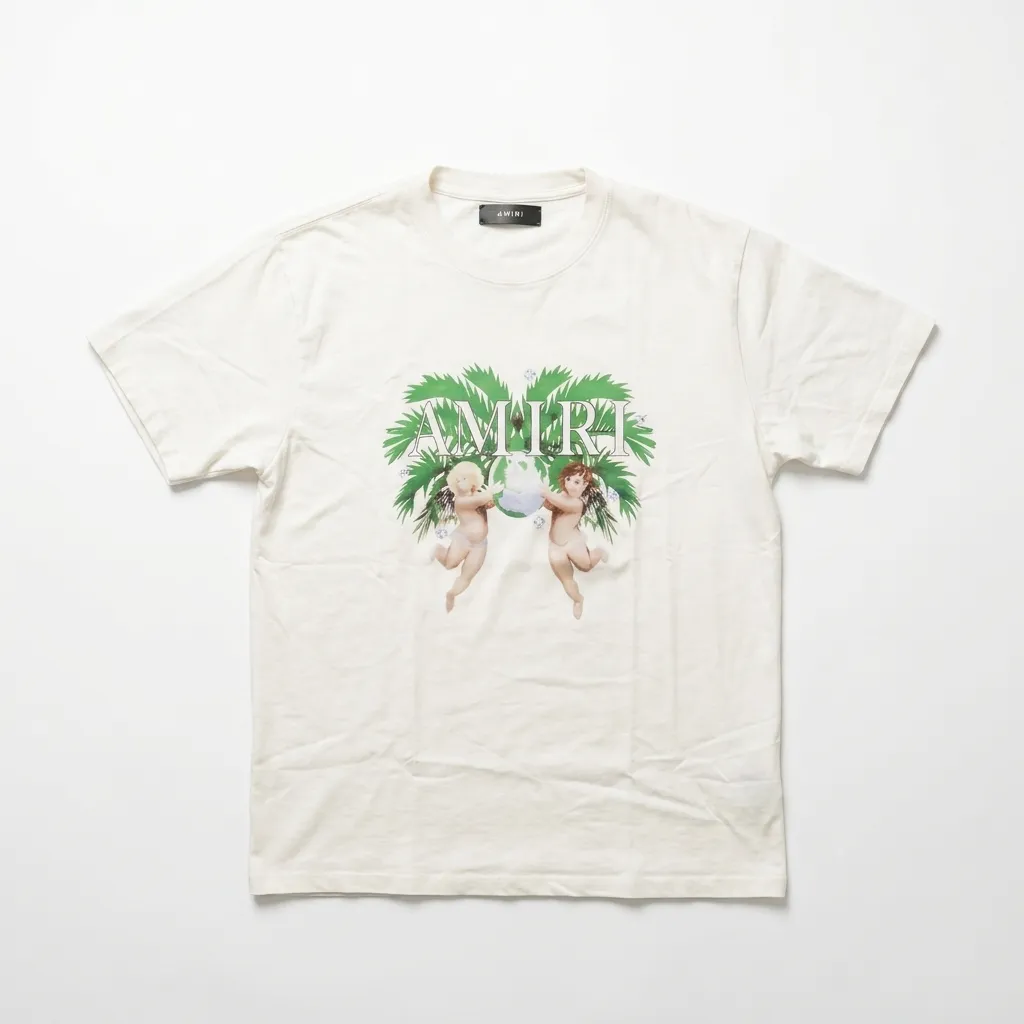 Amiri t-shirt Spirit of California branco creme