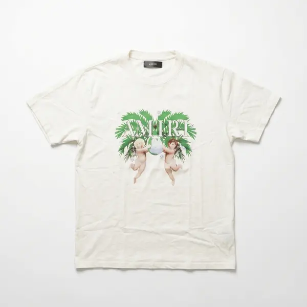 Amiri t-shirt Spirit of California branco creme