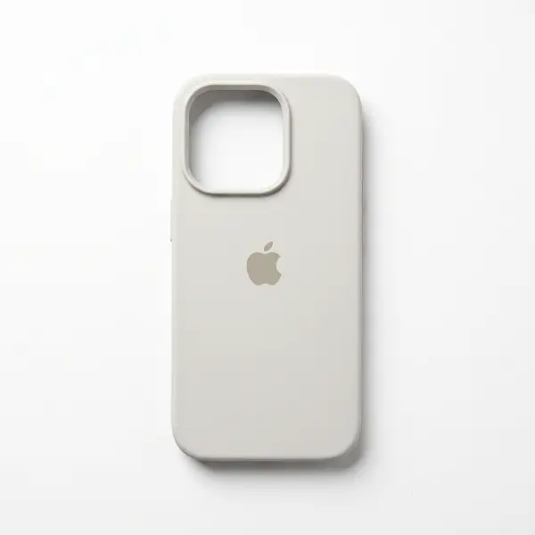 Apple capa em silicone para iPhone 14 Pro branco/cinza claro