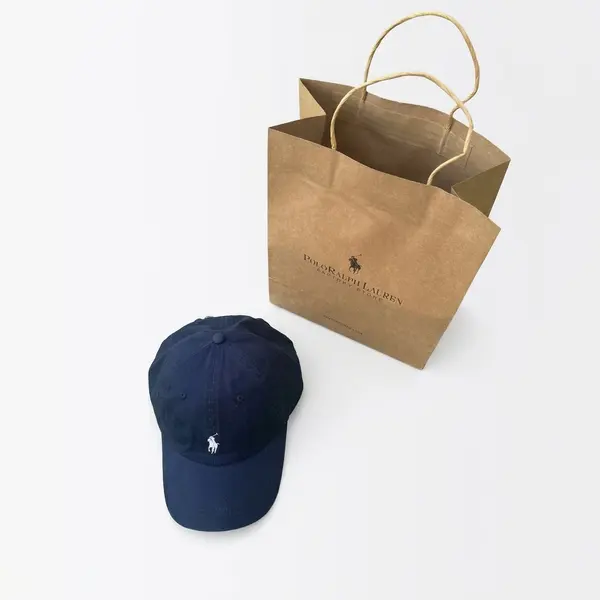 Boné Polo Ralph Lauren azul-marinho ajustável