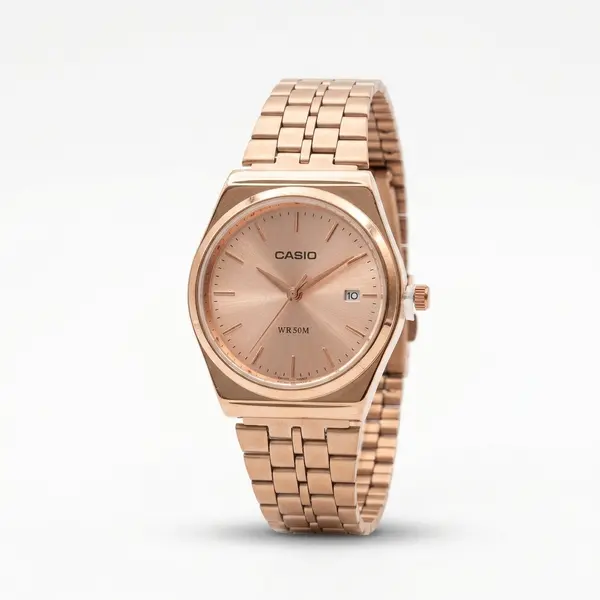 Casio MTP-B145D dourado rosa