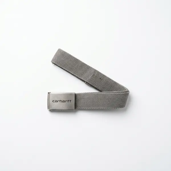 Carhartt WIP Clip Belt cinzento e bege